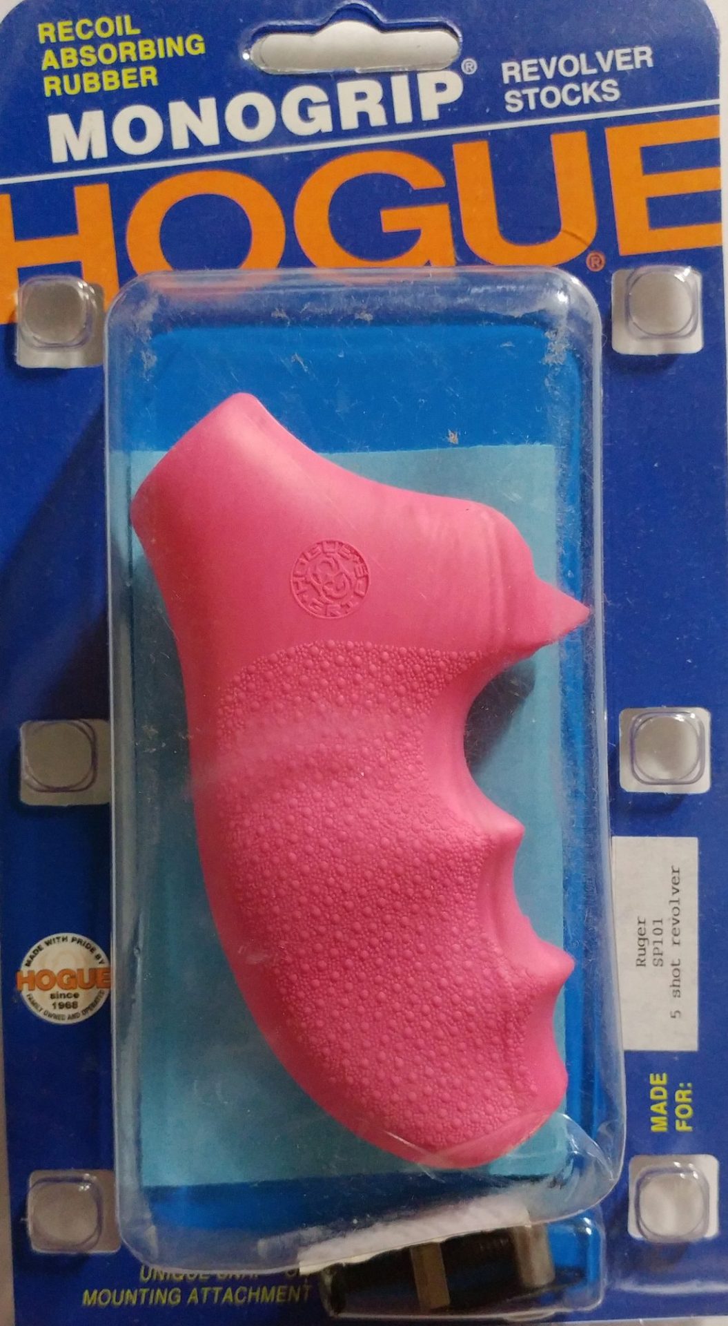 Ruger SP101 Rubber Monogrip Pink 81007